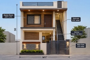 3 BHK Independent House – Exterior View View at Malerna - for Sale