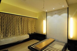 Bedroom in 4 BHK Apartment at Akshar One Akshar, Sanpada – for Rent