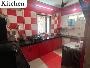 Kitchen in 1 RK Apartment at Vileparle Prarthana CHS, Vile Parle East – for Rent
