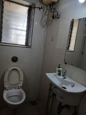 Attached Bathroom in 2 BHK Apartment at Basera CHS Vashi, Vashi Sector 17 – for Rent