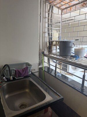Staircase in 2 BHK Apartment at Vasavi GP Trends, Nanakramguda – for Rent