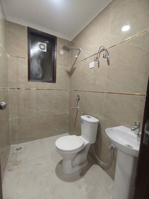 Bathroom in 2 BHK Builder Floor at Chattarpur – for Rent