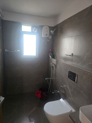 Bathroom in 2 BHK Apartment at LnT The Villas At Seawoods Residences, Seawoods – for Rent