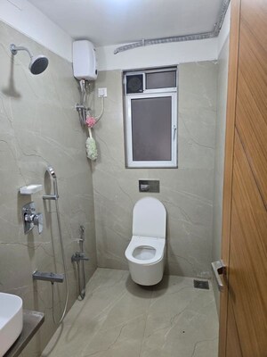 Bathroom in 3.5 BHK Apartment at Moreshwar 19 East, Nerul – for Rent