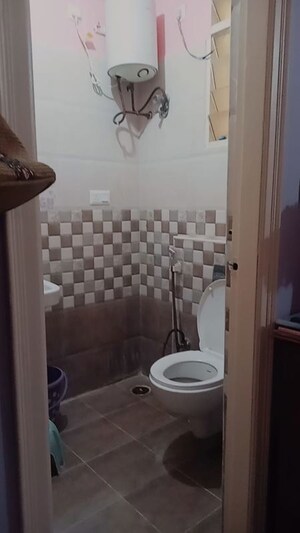 Bathroom in 2 BHK Apartment at Sriven Solitaire, Whitefield – for Rent