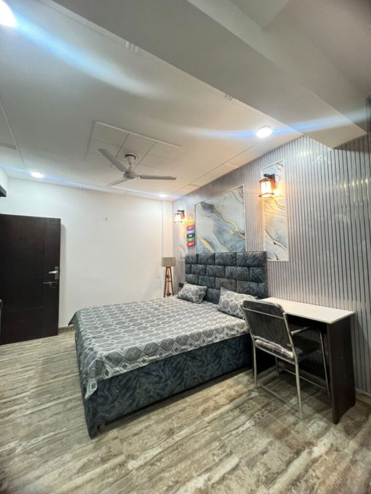 Bedroom, saket 1 RK 300 Sq.Ft. Builder Floor In Saket Delhi 10725662
