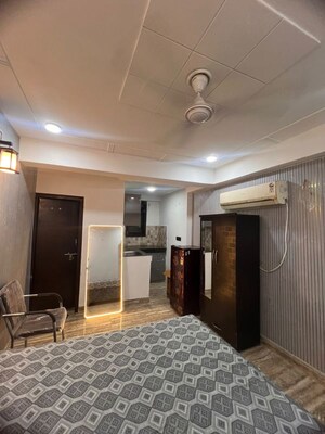 Living Room in 1 RK Builder Floor at Saket – for Rent