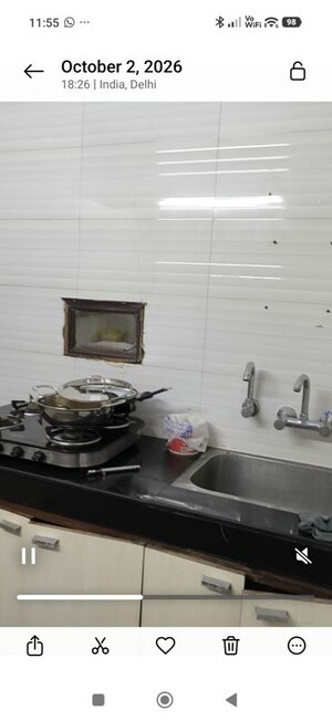 Furnished Amenities in 1 BHK Builder Floor at Ashok Nagar – for Rent