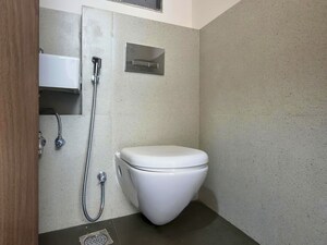 Bathroom in 2 BHK Apartment at Piramal Vaikunth, Balkum Pada – for Rent