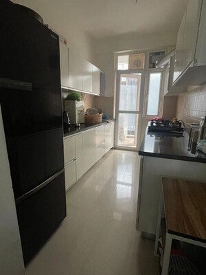 Kitchen in 3 BHK Builder Floor at Omaxe New Chandigarh, North Mullanpur – for Rent