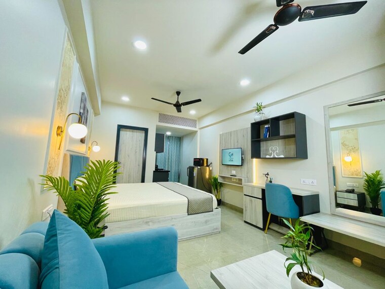 Team Area, okay-plus-solitaire-suites Studio 450 Sq.Ft. Apartment In Ramnagariya Jaipur 10725787