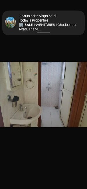 Bathroom in 1 BHK Apartment at Vasant Gulmohar CHS, Vasant Vihar – for Rent