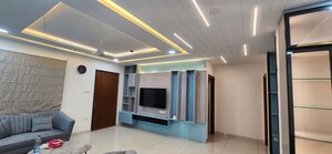 Living Room in 3 BHK Apartment at Aparna Sarovar Zenith, Nallagandla – for Rent