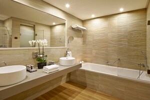 Bathroom in 3 BHK Apartment at Vertex 33 West, Nallagandla – for Sale
