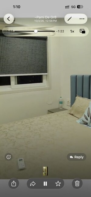 Bathroom in 2 BHK Apartment at Mehernaz Building, Cuffe Parade – for Rent