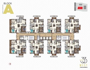 Master Plan in 2 BHK Apartment at Vertex 33 West, Nallagandla – for Sale