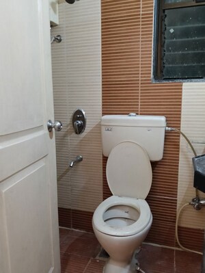Bathroom in 2 BHK Apartment at Haware Tiara, Kharghar – for Rent