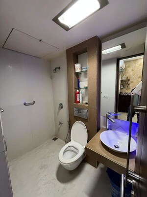 Bathroom in 3 BHK Apartment at Lodha Grandeur, Prabhadevi – for Sale