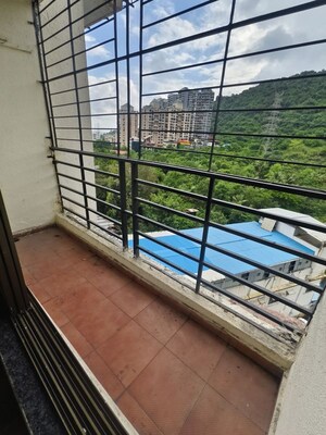 Balcony in 2 BHK Apartment at Kamdhenu Eden Garden, Kharghar – for Rent