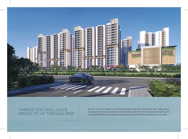Exterior View, tridasa-rise 3 Bedroom 1938 Sq.Ft. Apartment In Serilingampally Hyderabad 10726134