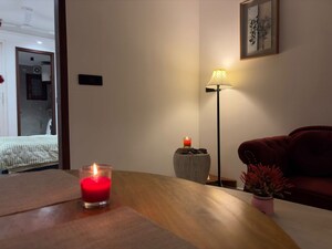 Living Room in 1 BHK Builder Floor at Saket – for Rent