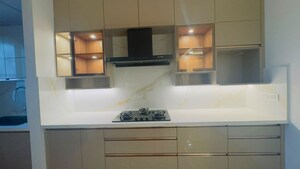 Kitchen in 3 BHK Apartment at Purva Atmosphere, Thanisandra Main Road – for Rent