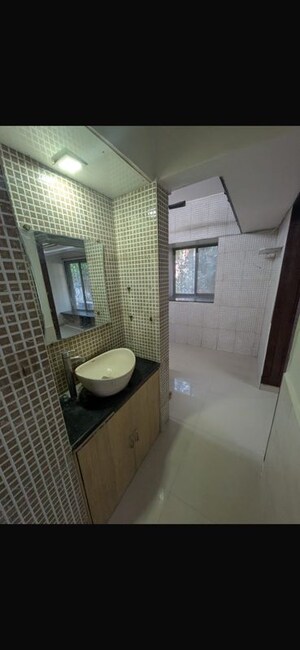 Bathroom in 1 BHK Apartment at Brightland 3 CHS Ltd. D1 D2, Dhokali – for Rent