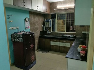 Kitchen in 2 BHK Apartment at Bhojwani Jasmine, Pimple Saudagar – for Rent