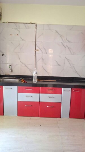 Kitchen in 2 BHK Apartment at Satyam Majestic, Ulwe – for Rent