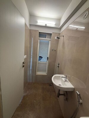 Bathroom in 1 BHK Apartment at Shreem Shree Krishna, Powai – for Sale