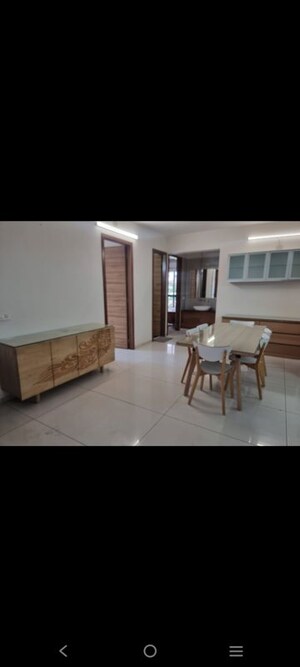 Living Room in 4 BHK Apartment at Swati Symphony, Bodakdev – for Rent