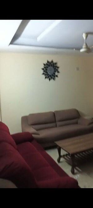 Living Room in 3 BHK Apartment at Freedom Fighters Enclave – for Rent