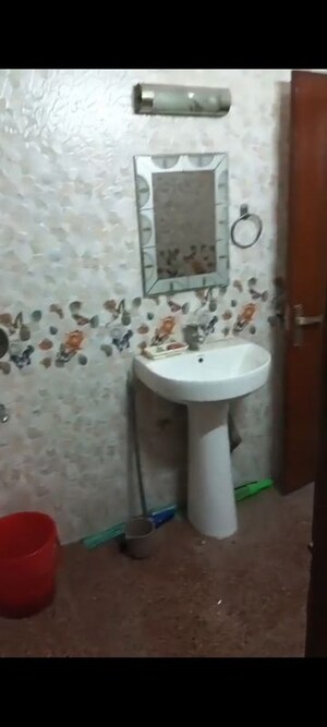 Bathroom in 3 BHK Apartment at Freedom Fighters Enclave – for Rent