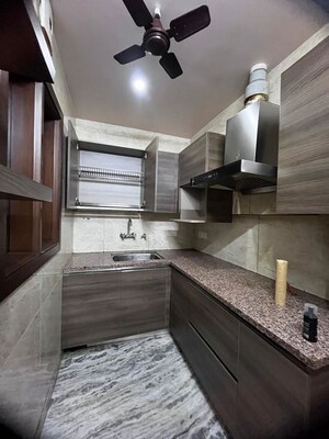 Kitchen in 1 BHK Apartment at Freedom Fighters Enclave – for Rent