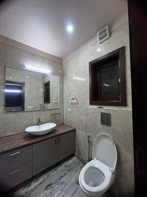 Bathroom in 1 BHK Apartment at Freedom Fighters Enclave – for Rent