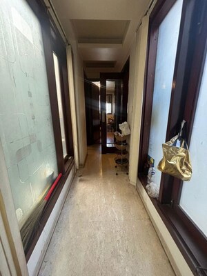 Building Lobby in 3 BHK Builder Floor at Greater Kailash I – for Sale