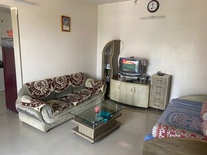 Living Room in 2.5 BHK Apartment at Eisha Sangam, Market Yard – for Sale