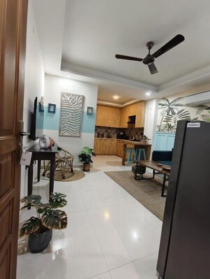 Living Room in 1 BHK Builder Floor at Saket – for Rent