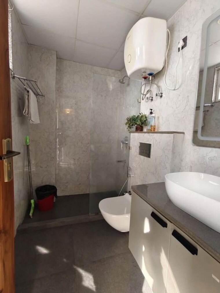 Bathroom, saket 1 Bedroom 580 Sq.Ft. Builder Floor In Saket Delhi 10726606