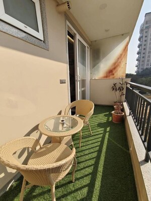 Balcony in 1 BHK Builder Floor at Saket – for Rent