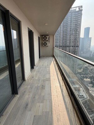 Balcony in 3.5 BHK Apartment at M3M Latitude, Sector 65 – for Rent