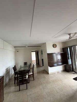 Living Room in 2 BHK Apartment at Siddhi Highland Park, Kolshet Road – for Rent