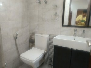 Bathroom in 3 BHK Builder Floor at Ardee City, Sector 52 – for Sale