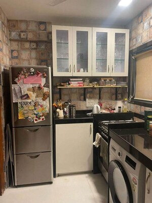 Kitchen in 1 BHK Apartment at Abhishek Apartment Andheri West, Andheri West – for Rent