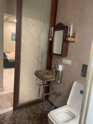 Washroom in 1 BHK Apartment at Abhishek Apartment Andheri West, Andheri West – for Rent