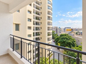 Balcony in 3 BHK Apartment at Nitesh Flushing Meadows, Whitefield – for Rent