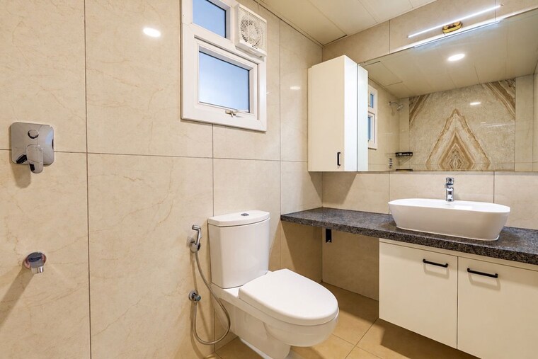 Bathroom, prestige-green-gables 3.5 Bedroom 1910 Sq.Ft. Apartment In Panathur Bangalore 10726765