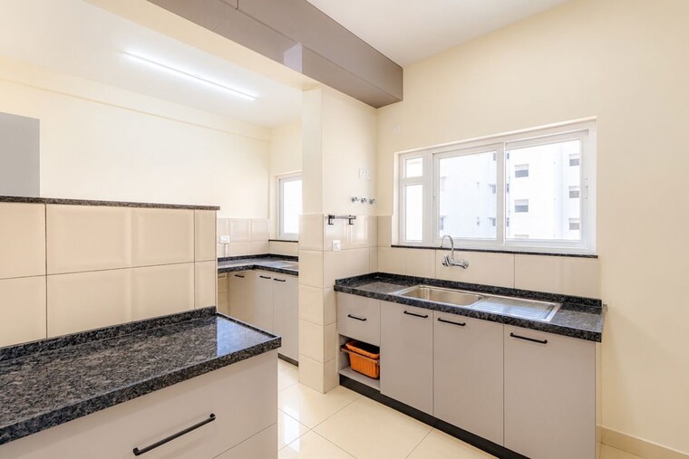 Kitchen, prestige-green-gables 3.5 Bedroom 1910 Sq.Ft. Apartment In Panathur Bangalore 10726765