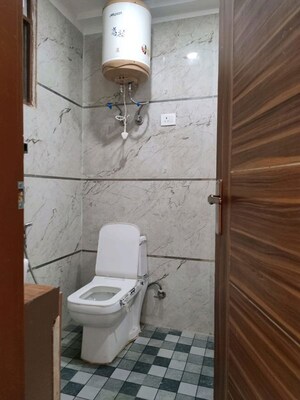 Bathroom in 2 BHK Builder Floor at Chattarpur – for Rent