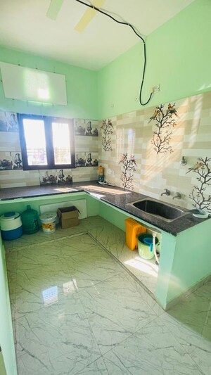 Kitchen in 1 BHK Builder Floor at Aman Vihar – for Rent
